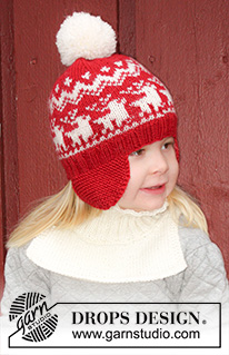 Free patterns - Christmas Hats for Children / DROPS Extra 0-1048
