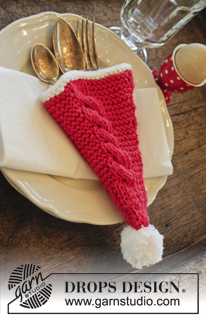 Free patterns - Christmas Table Decor / DROPS Extra 0-1062