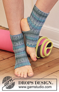 Free patterns - Yoga sokker / DROPS Extra 0-1090