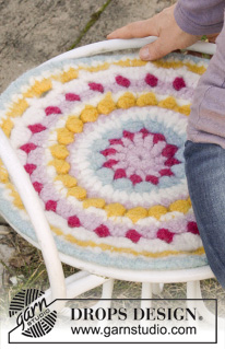 Free patterns - Felted Seat Pads / DROPS Extra 0-1098