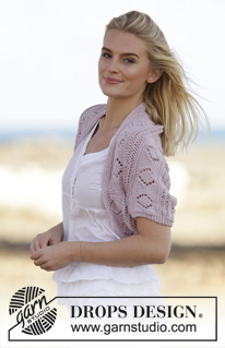 Free patterns - Short Sleeve Cardigans / DROPS Extra 0-1121