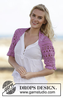 Free patterns - Short Sleeve Cardigans / DROPS Extra 0-1122