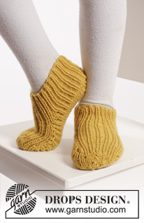 Free patterns - Socken & Hausschuhe für Kinder / DROPS Extra 0-1134