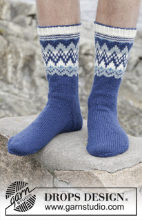 Free patterns - Chaussettes / DROPS Extra 0-1147