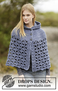 Free patterns - Hetteponchoer / DROPS Extra 0-1166