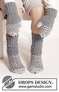 Free patterns - Children Socks & Slippers / DROPS Extra 0-1216