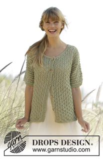 Free patterns - Short Sleeve Cardigans / DROPS Extra 0-1260