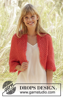 Free patterns - Short Sleeve Cardigans / DROPS Extra 0-1275