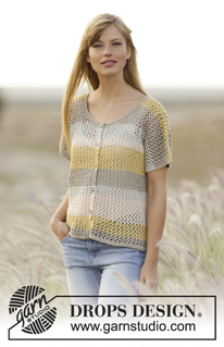 Free patterns - Rozpinane swetry z krótkim rękawem / DROPS Extra 0-1289
