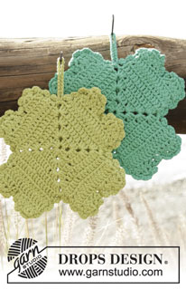 Free patterns - Potholders / DROPS Extra 0-1301