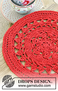 Free patterns - Coasters & Placemats / DROPS Extra 0-1334