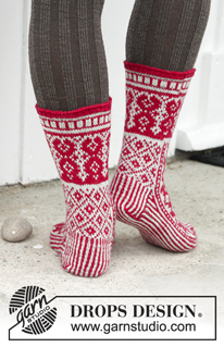 Free patterns - Nordic Socks / DROPS Extra 0-1335