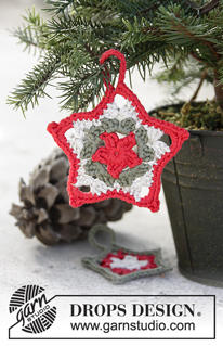 Free patterns - Christmas Tree Ornaments / DROPS Extra 0-1346