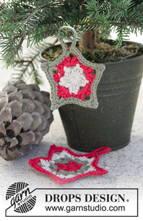 Free patterns - Christmas Tree Ornaments / DROPS Extra 0-1346