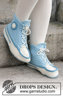 Free patterns - Dámské ponožky a papučky / DROPS Extra 0-1378