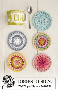 Free patterns - Coasters & Placemats / DROPS Extra 0-1386
