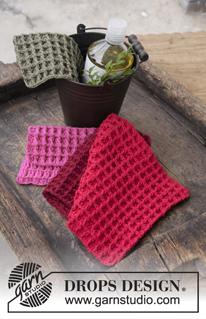 Free patterns - Lavettes / DROPS Extra 0-1396