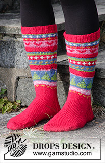 Free patterns - Chaussettes & Chaussons Enfant / DROPS Extra 0-1397