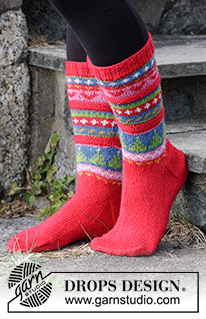 Free patterns - Children Socks & Slippers / DROPS Extra 0-1397