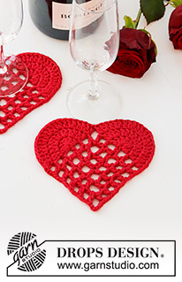 Free patterns - Valentine's Day / DROPS Extra 0-1417