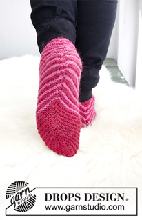 Free patterns - Slippers / DROPS Extra 0-1448
