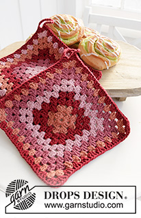 Free patterns - Fun with Crochet Squares / DROPS Extra 0-1471