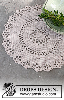 Free patterns - Coasters & Placemats / DROPS Extra 0-1507