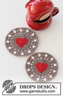Free patterns - Coasters & Placemats / DROPS Extra 0-1555