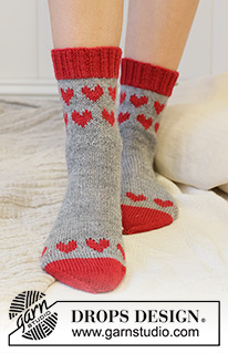 Free patterns - Dámské ponožky a papučky / DROPS Extra 0-1567