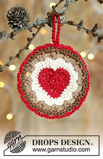 Free patterns - Christmas Tree Ornaments / DROPS Extra 0-1583