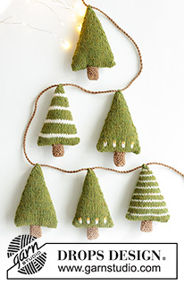 Free patterns - Decorazioni per l'albero di Natale / DROPS Extra 0-1609