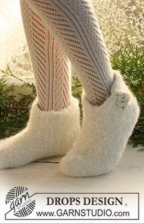 Free patterns - Slippers / DROPS Extra 0-517