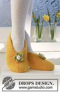 Free patterns - Felted Slippers / DROPS Extra 0-546