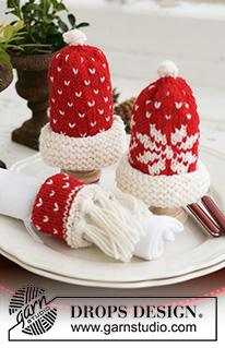 Free patterns - Egg & Bottle Warmers / DROPS Extra 0-580