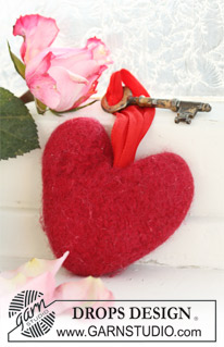 Free patterns - Valentine's Day / DROPS Extra 0-609