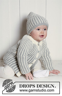 Free patterns - Jakker & Cardigans til baby / DROPS Extra 0-639