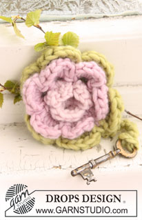 Free patterns - Decorative Flowers / DROPS Extra 0-682