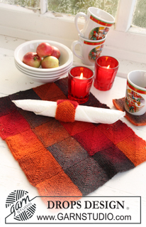 Free patterns - Coasters & Placemats / DROPS Extra 0-731