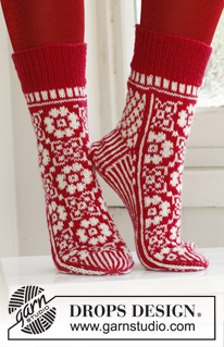Free patterns - Norské ponožky / DROPS Extra 0-860