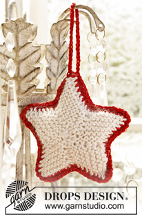 Free patterns - Christmas Tree Ornaments / DROPS Extra 0-873