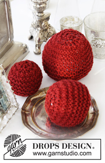 Free patterns - Christmas Table Decor / DROPS Extra 0-876