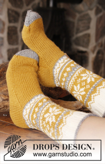 Free patterns - Men's Socks & Slippers / DROPS Extra 0-910