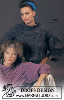Free patterns - Pullover / DROPS 1-15