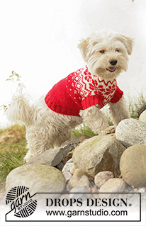 Free patterns - Dog Sweaters / DROPS 102-42