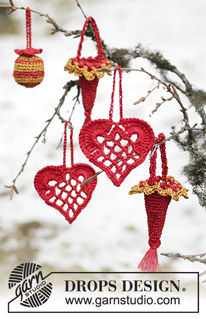 Free patterns - Christmas Home / DROPS 104-46