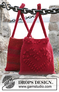 Free patterns - Bags / DROPS 104-8