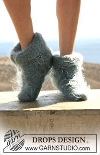 Free patterns - Felted Slippers / DROPS 107-38