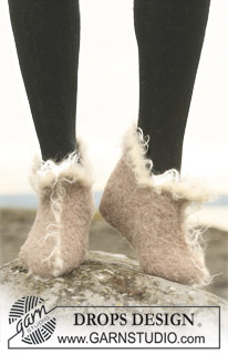 Free patterns - Women's Socks & Slippers / DROPS 109-21