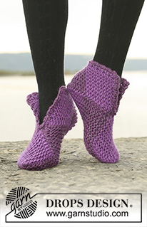 Free patterns - Slippers / DROPS 109-57