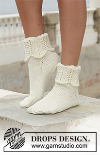 Free patterns - Calcetines Tobilleros para Mujer / DROPS 112-6